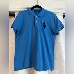 Polo Ralph Lauren Boys Solid Polo with Large Logo ~ Size XL ~ Classic/Preppy